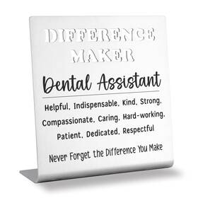 Akeke Bke88 Dental Assistant Appreciation Gifts Difference Maker Stainless Steel Desk Si