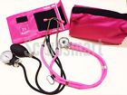 Aneroid Pressure Monitor Sphygmomanometer Hot Blood Bp Set Pink - Aneroid Pressure Monitor Sphygmomanometer Hot Blood Bp Set Pink -