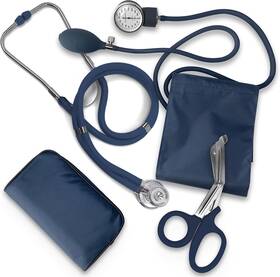 Asatechmed 705353790652 Emt Starter Pack Stethoscope Blood Pressure Monitor 7.5 Inch Trauma Shears 4 Pie