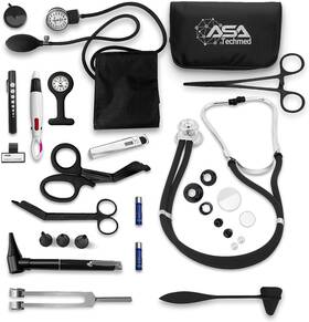 Asatechmed 711181320206 Deluxe Nurse Starter Kit - Complete Diagnostic Tools Portable Durable Lightw