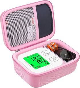 Bovke V83m3 Carrying Case For Ihealth Track Smart Upper Arm Blood Pressure Pink