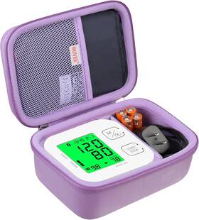 Bovke V83m4 Carrying Case For Ihealth Track Smart Upper Arm Blood Pressure Purple