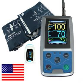 Contec 658126755993 Us Ambulatory Blood Pressure Monitor Usb Software 24h Nibp Holter Free 3 Cuffs