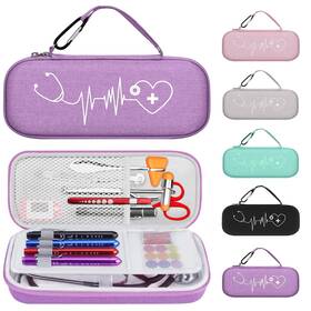 Hesplus Hpev126-purple Stethoscope Case For Mdf Acoustica/md One 3m Littmann Classic Iii/lightweigh