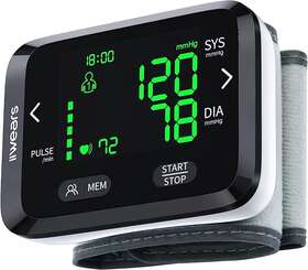 X002twv5bv Iiwear Digital Wrist Blood Pressure Monitor Machine Adjustable Cuff Heart Rate Detect X002twv5bv Iiwear Digital Wrist Blood Pressure Monitor Machine Adjustable Cuff Heart Rate Detect