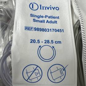 Invivo 989803170451 #989803170451 Small Adult Single-patient Nibp Cuff Lot Of 19 1 L