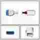 Lnc-4-ge 2430 Masimo 4 Extension Adapter Cable Lncs 9 Pin To Ge Spo2 Warranty