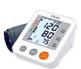 Ltlky Bpm-2022-1 Automatic Upper Arm Blood Pressure Monitor Machine Kit Lcd Digital Bp Cuff