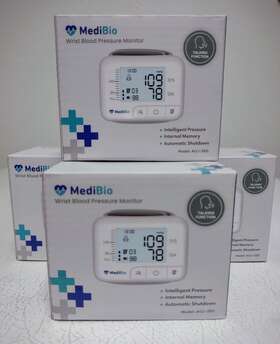 Medibio 072782053093 New - Wrist Blood Pressure Monitor 12.99 Each