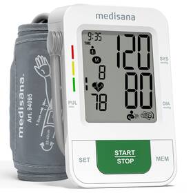 Medisana Bp156a-a Blood Pressure Monitor Machine Upper Arm Large Blue