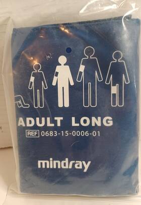 Mindray 0683-15-0006-01 New In Package Adult Long Reusable Blood Pressure Cuff
