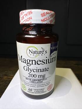 Natures Potent 197644425402 Magnesium Citrate 200mg 60 Capsules -vegan Non-gmo New Sealed