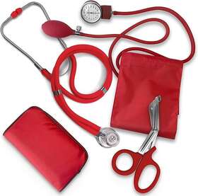 Nurse Elite Ne3pcsnsk Emt Starter Kit - Stethoscope Blood Pressure Monitor Shears