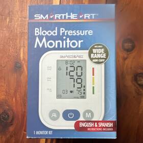 Smartheart 92-014143 Arm Digital Blood Pressure Monitor Wide Range Cuff Clinically Accura