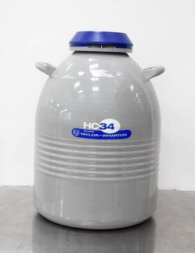34hcb-11m Taylor-wharton Cryotank 34 Liters Liquid Nitrogen Dewar / 3377428