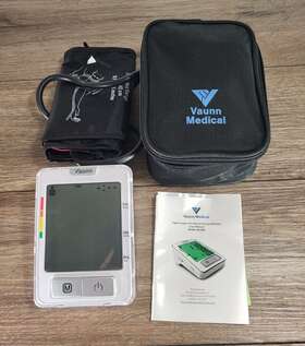Vb100a Vaunn Medical Automatic Digital Blood Pressure Monitor Machine Cuff 8.7-16.5 Inch
