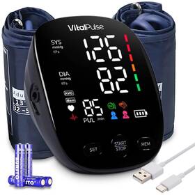Fc-bp131 Vitalpulse Blood Pressure Monitor - Digital Bp Cuff With 8.7 Inch 16.5 And