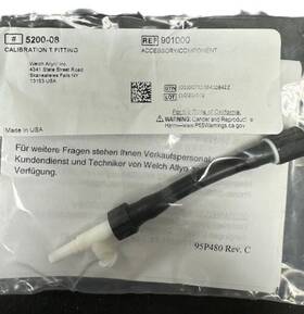 Welch Allyn 5200-08 Calibration T-connector Fitting 1 Each