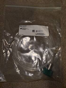 Welch Allyn Bt-55-0003 O2 Oxygen Hose 72 Inch Tubing 6ft Diss Fitting