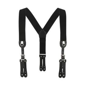 Cu-7842y-lefd-blk Welch Work Suspenders For Men And Women - Button On Heav Cu-7842y-lefd-blk Welch Work Suspenders For Men And Women - Button On Heav