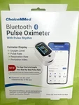 Choicemmed Bluetooth Digital Pulse Oximeter With Rhythm Free App White New. Fixed Price $19.94.