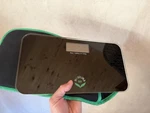 Newlineny Black Mini Bathroom Scale Travel Slip Case SBB-0718MBK+101BG. Fixed Price $20.00.