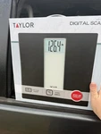 Taylor Digital Glass Bathroom Scale Modern Black 400 Lb Capacity Model 7358. Fixed Price $28.95.