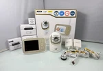 Infant Optics DXR-8 Wireless Digital Baby Monitor Gold/white 3.5" Led Screen Euc. Fixed Price $80.96.