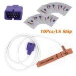 10PCS 9PIN Disposable Neonate/adult Oximax SPO2 Sensor Compatible For Nellcor Us. Fixed Price $46.00.