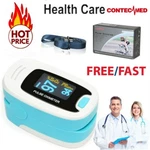 Contec CMS50NA Fingertip Pulse Oximeter SPO2 Rate Blood Oxgen Oled. Fixed Price $9.99.
