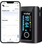 Bluetooth Pulse Oximeter Fingertip, Blood Oxygen Saturation Monitor With FREE221. Fixed Price $19.00.