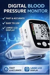 Digital Blood Pressure Monitor Wrist Automatic Bp Cuff Portable Lcd Display Case. Fixed Price $27.99.