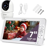 Comfyer 7'' Baby Monitor With 1080P Camcorder, No Wi-fi, 6000MAH. Fixed Price $116.43.
