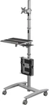 Balt 27614 Beta Sit / Stand Mobile Workstation Cart, 67" H X 32" 33". Fixed Price $290.00.