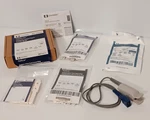 Used Nellcor DS-100A Pulse Oximeter & Assorted New Covidien Foam Sensor Wraps. Fixed Price $89.99.