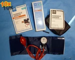 10X Medline Blood Pressure Cuff Handheld Aneroid Neoprene Sphygmomanometer &case. Fixed Price $99.99.