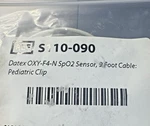 Datex Ohmeda Compatible S110-090 SP02 Sensor Cables Pediatric, Pin End. Fixed Price $49.00.