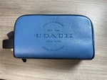 Coach Small Leather Travel Kit - Racer Blue/black Trim Dopp Toiletry Women. Fixed Price $100.00.