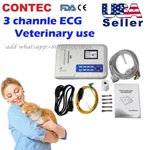 Contec Veterinary Digital 3 Channel 12 Lead Electrocardiograph Ecg Machine Ekg. Fixed Price $459.00.