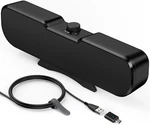Computer Speakers Desktop Pc Monitor Easy Volume Knob Sturdy Clamp Basic Sound. Fixed Price $27.63.