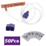 50PCS Adult/neonate Disposable Oximax SPO2 Sensor Compatible With Nellcor Max-n. Fixed Price $210.00.