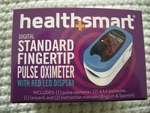 Healthsmart Digital Standard Fingertip Pulse Oximeter With Red Led Display. Fixed Price $5.00.