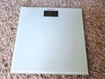 Soehnle German Made Digital Bathroom Scale - 330 Max, White Glass (kg, Oz). Fixed Price $35.00.