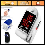 Finger Pulse Oximeter For Sports & Aviation - Accurate Blood Oxygen Monitor, Whi. Fixed Price $13.99.