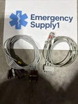 2X Complete 8 Carefusion & Medical Multi-link Ecg Ekg Cable, Leadwire. Fixed Price $19.00.