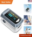 Fingertip Pulse Oximeter Blood Oxygen Saturation Monitor Ox, Heart Rate.... Fixed Price $26.00.