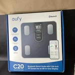Eufy C20 Smart Scale 3.36" Display 16 Key Body Metrics Unlimited Users Black. Fixed Price $60.00.
