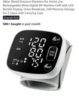 Oklar Wrist Blood Pressure Monitor Rechargeable Digital Bp Machine Display. Fixed Price $21.00.