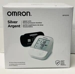 Omron Silver Blood Pressure Monitor Home Use & Upper Arm Cuff U1C. Fixed Price $55.00.