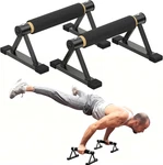 Wooden Parallettes Push Up Bars, Solid Parallel With Anti-slip Grip,. Fixed Price $44.04.